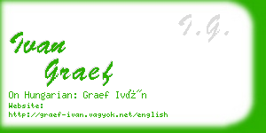 ivan graef business card